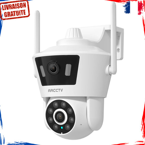 Caméra surveillance double - caméra,