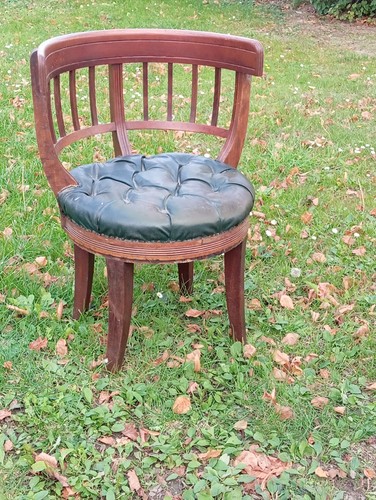 Ancien fauteuil bureau xix - fauteuil,