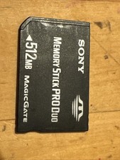 Carte mémoire SanDisk PSP 512MB Memory Stick PRO Duo Parfait État @387GG141025