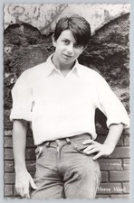 Postcard Herve Vilard Europe Portrait Pop Singer 1960s RPPC View