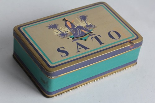 Boîte cigarettes tôle - boîte, à
