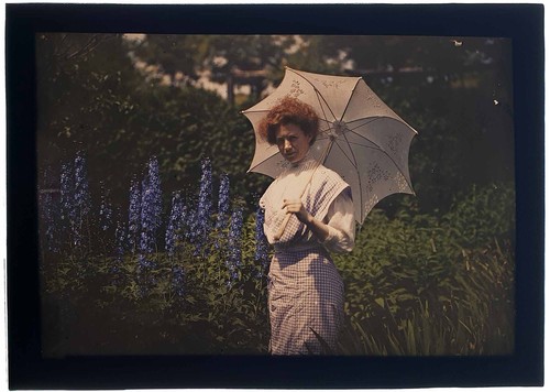 Photographie autochrome femme - photographie,