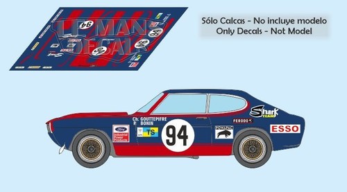Autocollants ford capri - ford, le