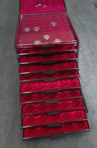 Valise numismatique simili - en,
