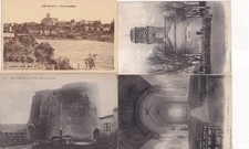 Lot de 4 cartes postales
