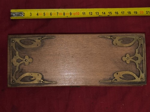 Boite rectangle bois décor