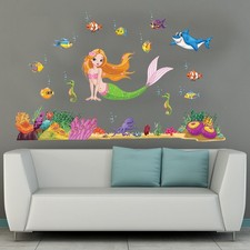  Stickers Salle De Bain Mural Décorations Chambre Fille À Coucher Pour Filles