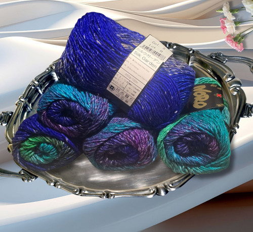 Noro silk garden skeins in - garden,