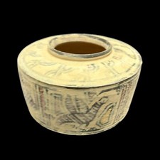 MAGNIFIQUE ANCIEN POT PEINT EN