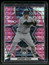 2022 Panini Mosaic #143 Anthony Rizzo Pink Camo Mosaic