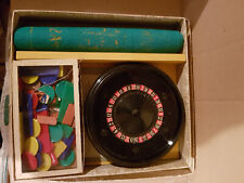 antique roulette toy game complete with ball