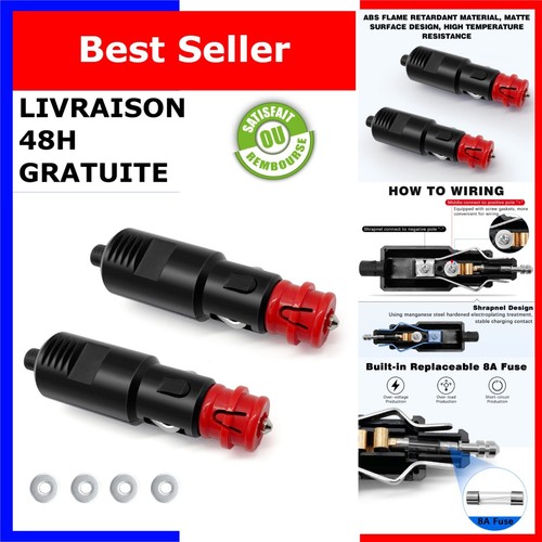 Prise allume cigare 12v 24v - prise, allume-cigare