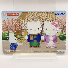 Kimono Hello Kitty Passnet Keio Tokyo Sanrio Characters Japan Limited