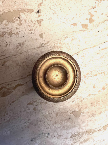 Bouton ancien bronze - bouton, style