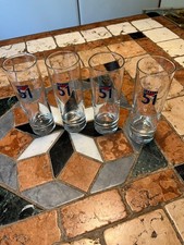 4 verres PASTIS 51 anisette