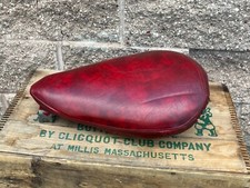 Vintage Selle Giuliari Italy Motorcycle Solo Seat for Harley & Other Bikes