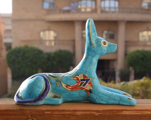 Statue égyptienne anubis - anubis, 8"
