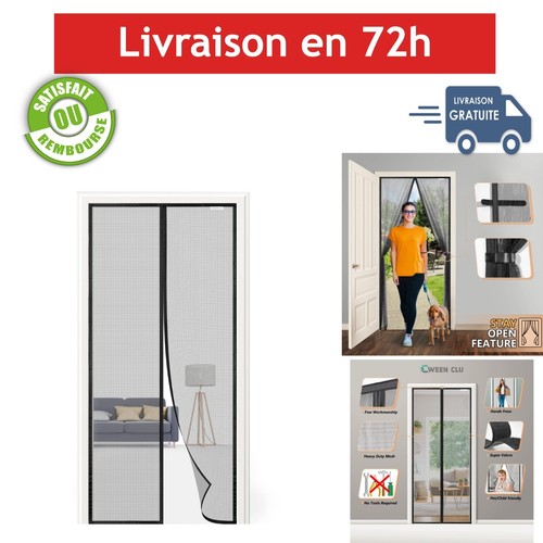 Moustiquaire porte magnétique