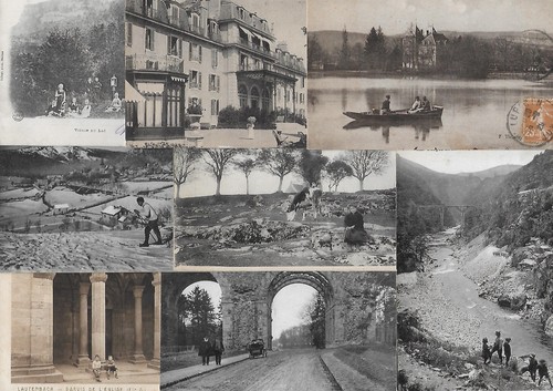 Lot cartes postales - de,