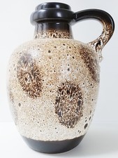 1970 WEST GERMANY 70S VINTAGE 70S GIANT CERAMIC POTTERY JAR VASE