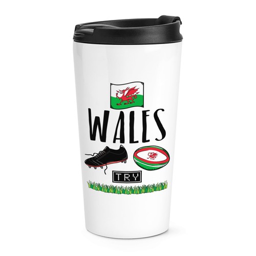 Rugby galles voyage tasse - galles,