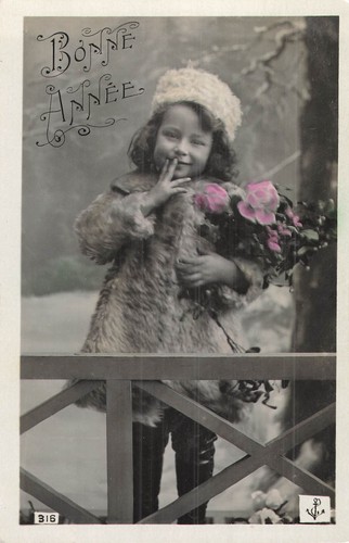 Bonne annee petite fille - cp,
