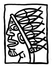 Robert COMBAS. « Indien »