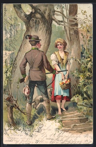 Chasseur rencontre une - chasseur,