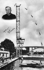 CPA 25 L'ABBE ROBERT SIMON / LE CURE FLYING 35 METER DIVE A SAONE DOUBS