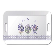 Grand plateau rectangulaire Belle Lavande
