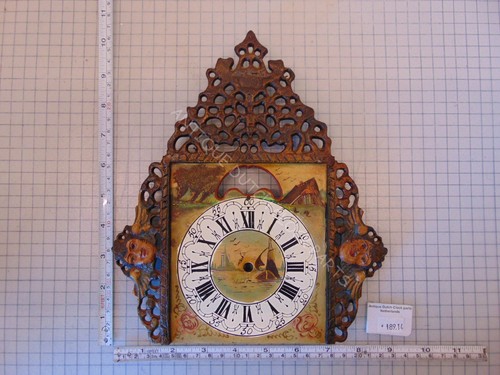 Hand painted dial with - dial, lead