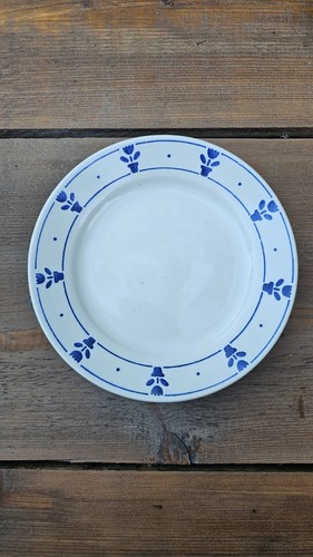 Assiette faïence blanche - en,