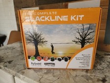 flybold Slacklines The COMPLETE SLACKLINE KIT 57 FT / 17.5 M Slackline