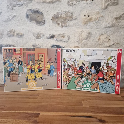 Lot puzzle tintin - 2, pieces