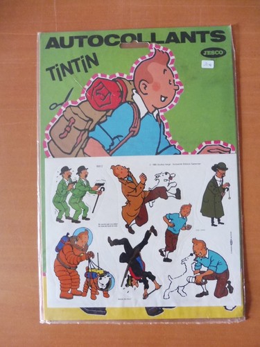 Ancienne planche autocollants - ancienne,