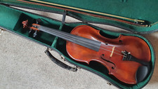 Beautiful old Violin Ladislav Prokop violon, deeply flamed back, orig.tailpiece