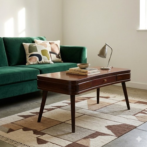 Table basse vintage - vintage, en