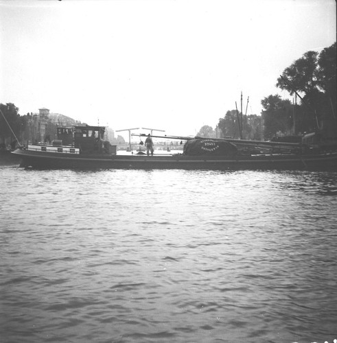 Rotterdam 1950 péniche - 1950,