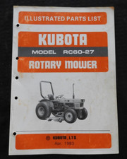 Véritable 1980s Kubota L245 L275 Tracteur " RC60-27 Tondeuse Pont " Pièces