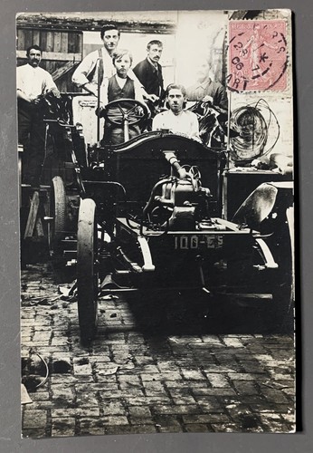 Carte photo ancienne 1906 dun - photo,
