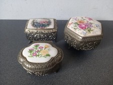 VINTAGE LOT 3 BOITES A BIJOUX