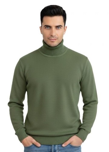Pull homme col - , roulé