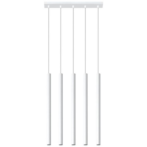 Suspension acier blanc 5 - blanc,