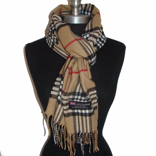 Echarpe homme fond beige