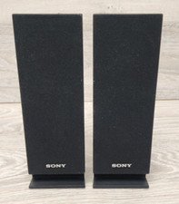 Sony SS-TSB101 Home Cinema Theater Front Speakers Black Set Of 2 Tested Working