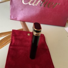 briquet Cartier Laqué Noir Et 3 Ors Trinity. Occasion. Vintage. Bon État.