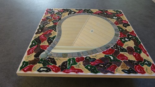 Miroir mosaïque peinture - mosaïque,