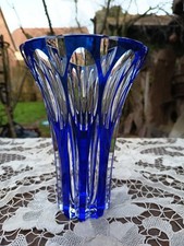 Ancien Vase Cristal Taillé