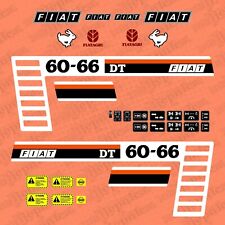 Fiat 60-66 DT  Kit d'Autocollants Aftermarket pour Tracteur - Décalcomanie