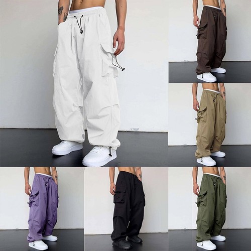 Pantalon parachute - de,